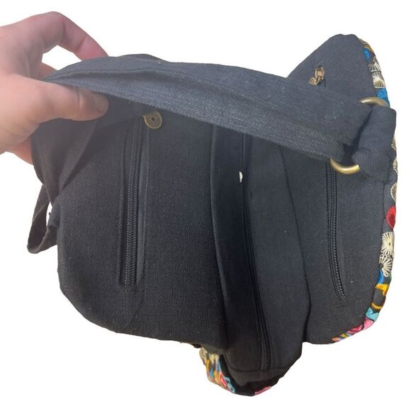 Boho Embroidered Backpack Purse - Picture 15 of 15